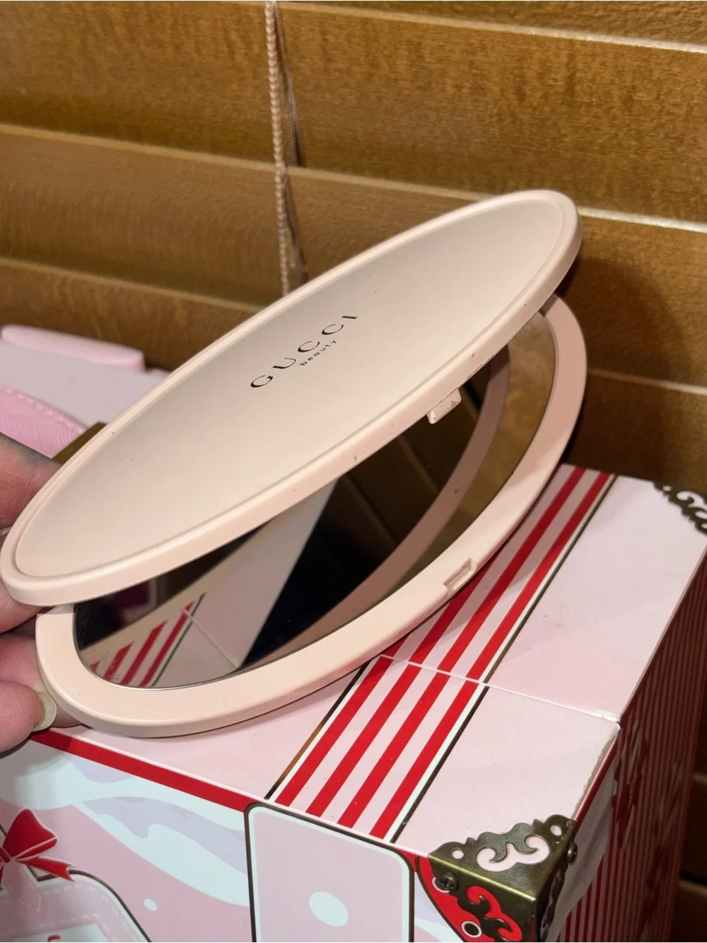 Gucci Compact Mirror with Stand